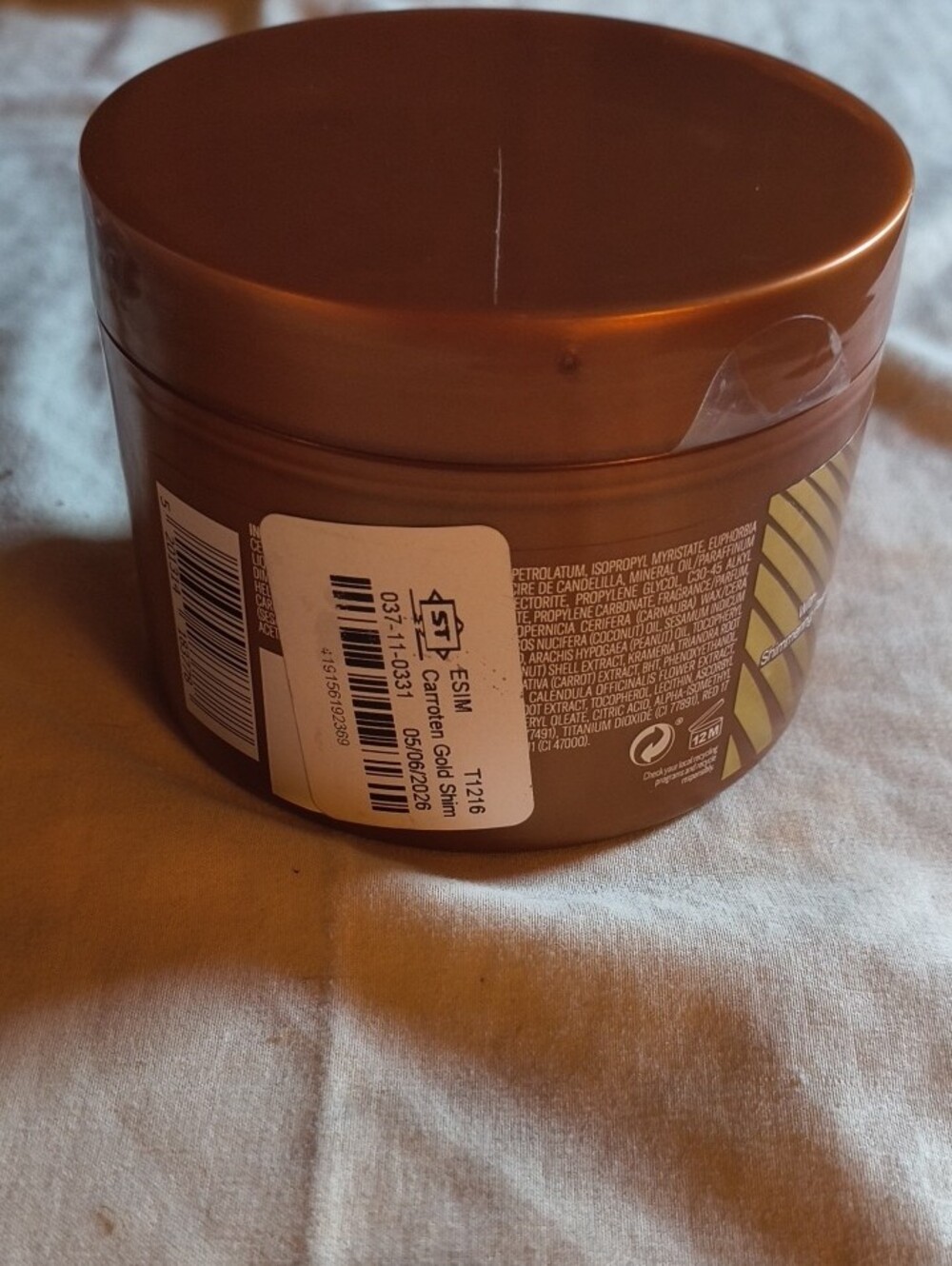 CARROTEN Gold Shimmer Intensive Tanning Gel 5.7 fl. oz - Picture 2 of 2